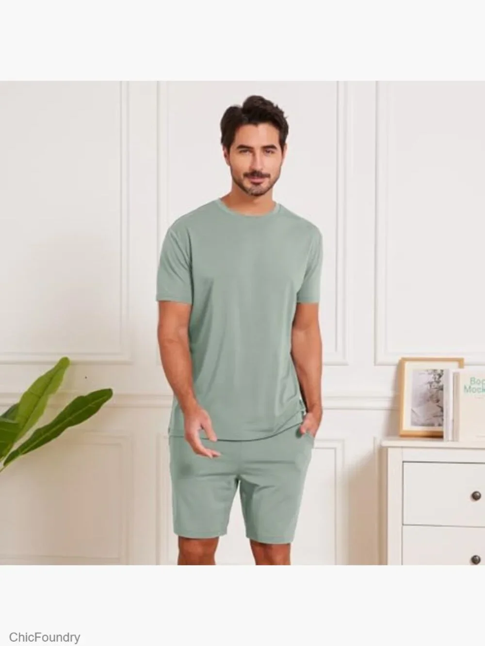 Men's Ultra Soft Bamboo Pajama Set - Lightweight Lounge Sleepwear